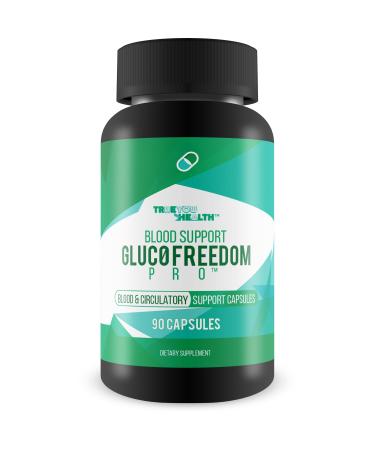Blood Support Gluc0 Freedom Pro - Our Best Blood Health Capsules - Blood Health Blood Balance Supplement - Blood Health Supplements - Blood Boost & Blood Flow Supplement - Blood Circulation Supplement