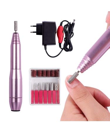 Nail Drill Portable Electric Kit Manicure Pedicure Polishing Shape Tools Professional Nail File for Home Salon Use