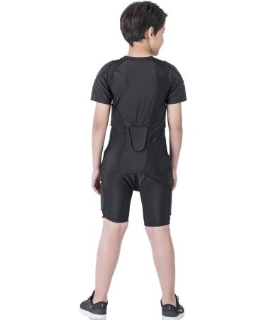 TUOY Youth Boys Padded Compression Shirt for Football, Paintball, Baseball - Black, X-Large - Buy Online on GoSupps.com