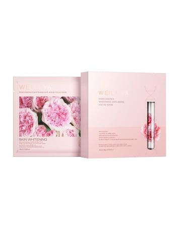 Weilaiya Rose Essence Whitening Anti-Aging Facial Mask | Shop Internationally for Radiant Skin - Buy Online on GoSupps.com