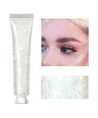 Vigcebit Body Glitter Gel Face Glitter Body Gel Glitter Glitter Mermaid Scale Glitter for Women 6#