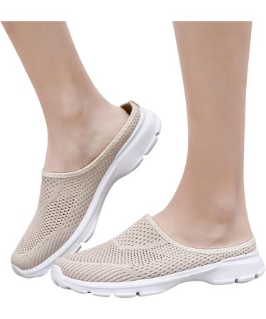 Buy Rytejfes Women's Barefoot Sneakers - Summer & Winter Sports Shoes Sale | Khaki & White Plateau Styles (EU 37-40) - Buy Online on GoSupps.com