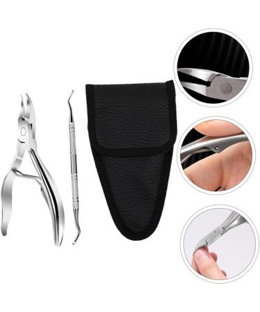 Mikinona 1 Set Manicure 2-piece Set Nail Trimmer Nail Pedicure Tools Manicure Trimmer Nail Care Tool Nail Clippers Trimmer Home Nail Pliers Cuticle Trimmer Stainless Steel 2 Piece Set - Buy Online on GoSupps.com