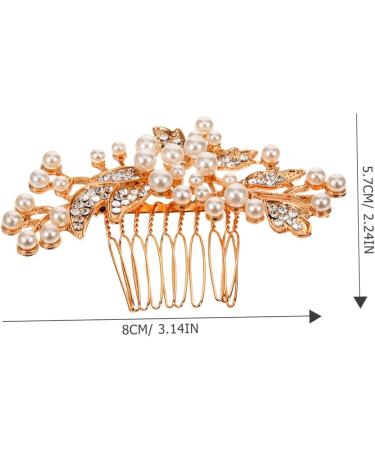 PLAFOPE Pearl Hair Side Comb Wedding Hair Side Comb Bridal Hair Accessories Hair Side Comb for Women Wedding Hair Accessories for Bride Bridal Hair Side Comb Bride Hair Side Comb Hair Comb - Buy Online on GoSupps.com