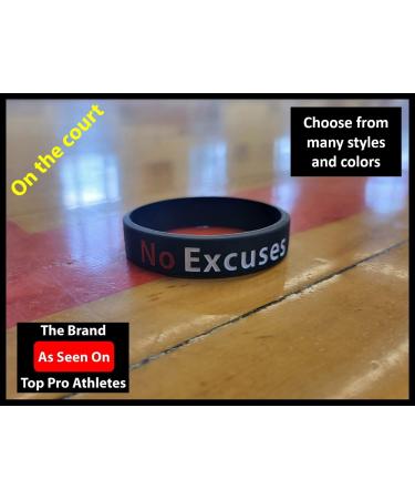 Pro Athlete-Worn Motivational Silicone Bracelet | Sports Focus & Gym Inspiration | Blue Rubber Band by We Keep You Motivated LLC - Buy Online on GoSupps.com
