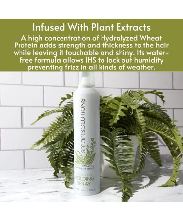 smartSOLUTIONS Incredible Holding Spray 10 oz | 24-Hour Hold | Anti-Humidity | Frizz Control | Non-Sticky Formula - Buy Online on GoSupps.com
