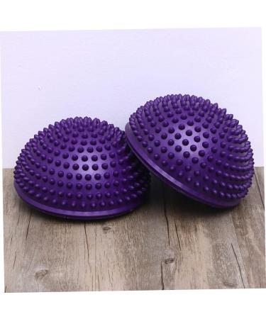 Tovinanna Durian Ball Yoga Massage Device - Neck & Body Massager | Creative Relaxing Massage Accessories - 16x16x8cm Purple - Buy Online on GoSupps.com
