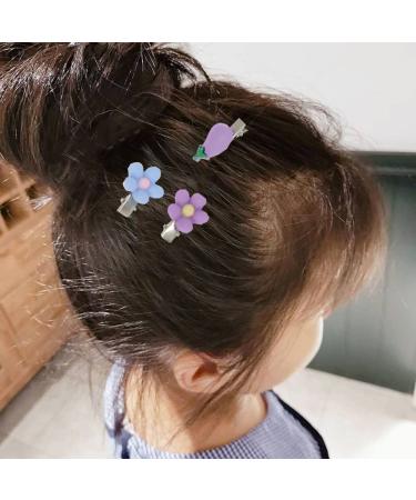 NASAMA Handmade Hair Clips for Girls - Mixed Cartoon Fruit Animal Flower Design - 30-70 Pieces Hair Barrettes for Kids, Teens, Women - Buy Online on GoSupps.com