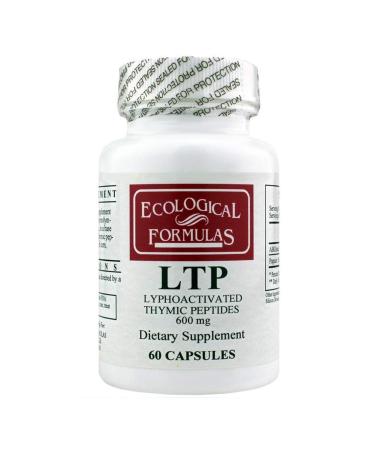 Ecological Formulas Lyphoactivated Thymic Peptides 600 Mg White 60 Count