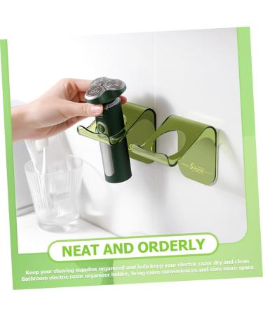 Frcolor 2-Piece Razor Hanger Wall Holder | Self-Adhesive Electric Shaver Rack | Elderly Razor Storage Solution - Buy Online on GoSupps.com