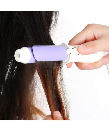 Mini Bang Curling Irons for Kids - Ceramic Tourmaline Curling Wand | EU Purple - Perfect Heat Hair Wave Curler - Buy Online on GoSupps.com