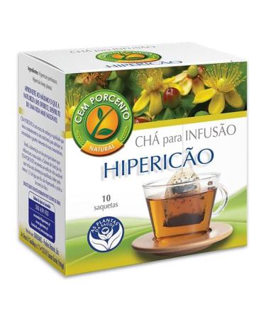 Cem Porcento - St. John's wort (Hypericum perforatum L.) - 8 x 10 teabags (total: 80 teabags)