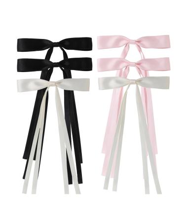 Hair Clip Y2K Balletcore Long Flat Clips Balletcore Hairpin Elegant Hair Clip For Bunches Vintage Hair Pin