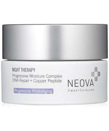 NEOVA SmartSkincare Night Therapy Moisturizer with fortifying nutrition  DNA Repair and Copper Tripeptide for overnight recovery.