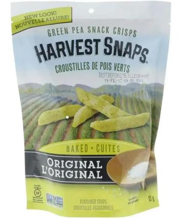Value Bundle: HARVEST SNAPS - Green Pea Healthy Snacks for Adults & Kids Veggie Crisps - Low Calorie Snacks - Custom Value Bundle Branded Pack of 4 Bags - Buy Online on GoSupps.com