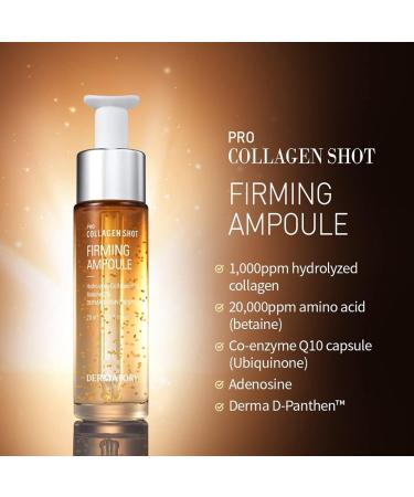 Dermatory Pro Collagen Shot Firming Ampoule - Deep Moisturising Serum for Firmer Healthier Skin - 20ml - Buy Online on GoSupps.com