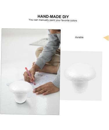 Lurrose 5pcs Foam Solid Mushroom Christmas Tree Ornaments Polystyrene Shapes Plant Foam Model for DIY Fruit - Buy Online on GoSupps.com