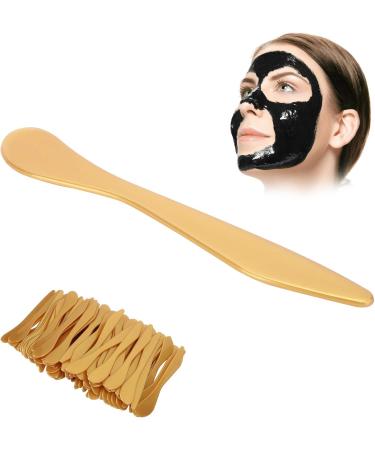Qukaim DIY Mask Tool Facial Mask Spatula DIY Cream Mixing Stick Gold Beauty Salon Tool Set - Buy Online on GoSupps.com
