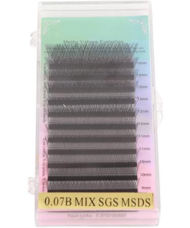 0.07B Thickness Volume Extension Auto Fan Eyelashes Longer Lasting Curl Lightweight Lash Clusters (8 15mm Mix) - Buy Online on GoSupps.com