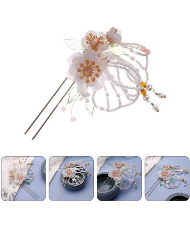 FRCOLOR Butterfly Flower Hairpin Hair Accessories Rhinestone Hair Clip Chinese Decor Decorative Hairpin Floral Hair Sticks for Buns Styling Hair Clips Fine China Imitation Pearls Miss - Buy Online on GoSupps.com