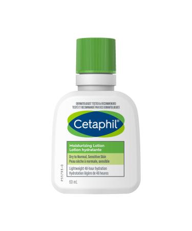 Cetaphil Moisturizing Lotion 60ml | Hydrating Body Lotion and Moisturizer for All Skin Types | Nourishing Lotion for Sensitive Skin | Fragrance Free Hypoallergenic Non-Comedogenic | Dermatologist Recommended Body Lotion 60 ml (Pack of 1)