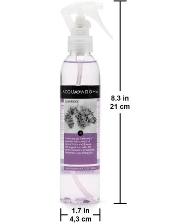 Acqua Aroma Lavender Fabric Refresher 6.8 FL OZ - Fresh Linen Spray for Home & Travel - International Shipping Available - Buy Online on GoSupps.com