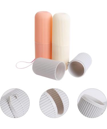 ULTNICE 3pcs Camping Toothbrush Case - Portable Toothbrush Holder & Cup Set for Travel Bathroom & Outdoors - Buy Online on GoSupps.com