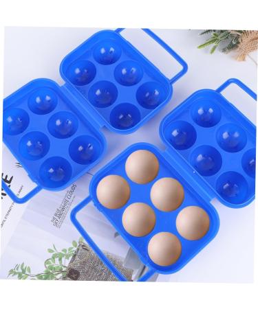 Mikikit 1 Set 4pcs Egg Carton Egg Crisper Egg Holders Egg Keeper Plastic Container Pp Portable Egg Tray - Buy Online on GoSupps.com