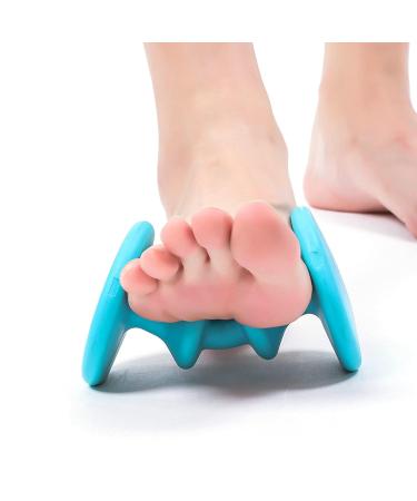 Portable Foot Massage Roller | Trigger Point Lacrosse Device for Muscle Relaxation & Stress Relief | Blue Plantar Massage Tool - Buy Online on GoSupps.com