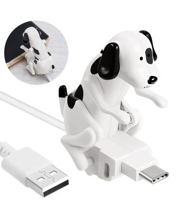 Frienda Dog Charging Cable USB Cable for Smartphones USB Data Transfer Cable for Mini Dogs White (Only Compatible with Type C) 1 White