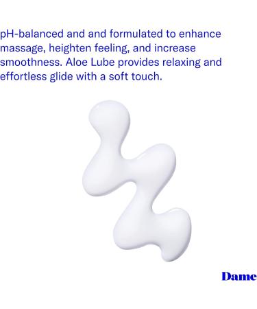 Dame Products Aloe Lube for Women - Doctor-Approved pH-Balanced Aloe Vera Personal Lubricant - 4 Fl Oz - Shop Internationally - Buy Online on GoSupps.com