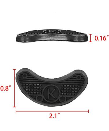 20pcs Black Rubber Shoe Sole Heel Plate Taps - Antislip Repair Tips by uxcell - Buy Online on GoSupps.com