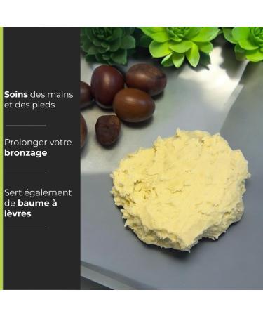 Pure Shea Butter Wangoods 180 g - 100% Natural Native to Atacora Benin No Additives or Preservatives Eco-friendly Bamboo Pot - Buy Online on GoSupps.com