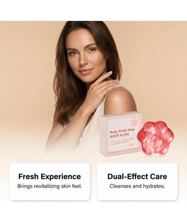  Nuvilo Cherry Moisturising Bath Soap Bar Soft and Moisturizing Body Soap with Rich Foam Cooling Feel Suitable for Daily Use on All Skin Types (2 Pack) - Buy Online on GoSupps.com