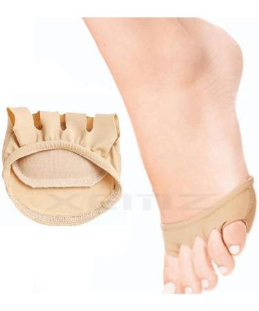 Silicone Forefoot Cushion Sleeves - Anti-Slip Gel Pads for Foot Pain Relief & Blister Protection - International Shipping Available - Buy Online on GoSupps.com