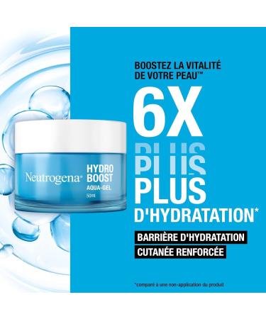 Neutrogena | Aqua-Gel Hydro Boost (50 ml jar) Moisturizing cream for all skin types with hyaluronic acid Hydrating gel for a fresh and radiant complexion - Buy Online on GoSupps.com