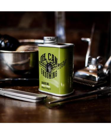 Oil Can Grooming Angels' Share Shave Oil Premium Pre-Shave & Conditioning Oil for Men Smooth Glide Reduced Irritation & Hydrated Skin Cool Citrus Scent 50ml - Buy Online on GoSupps.com