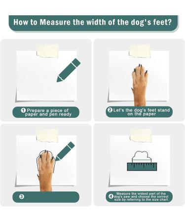 Ladadee Disposable Dog Booties - 8Pcs M-Width 1-2.5in - Paw Protection Socks for Small Dogs - Adjustable Straps for Hardwood Floors - Buy Online on GoSupps.com