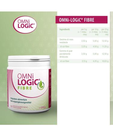  OMNI LOGIC OMNi LOGiC FIBRES | Natural Source of Fiber | Powder | Vegan | Non-GMO | 250g - Buy Online on GoSupps.com