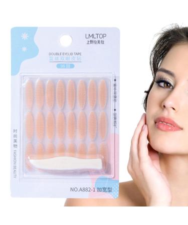Double Eyelid Tape | Invisible Waterproof Double Eyelid Tape Double Eyelid Stickers for Hooded Droopy Uneven Monoeyelids Instant Eyelid Lift Frifer Widened