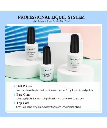 Morovan Glitter Acrylic Nail Kit - Professional Nail Extension Supplies for Beginners - Buy Online on GoSupps.com
