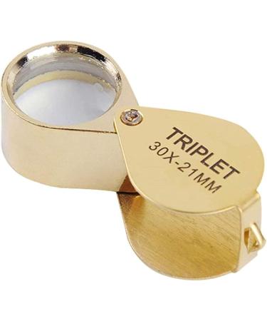 Magnifying Glass 30 Times Folding Geological Wenwan Magnifying Glass for Reading Crafts Repair Magnifier Silver Lofty Ambition - Buy Online on GoSupps.com