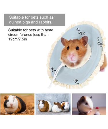 Buy DERCLIVE Small Pet Elizabeth Collar - Protective Circle Nursing Ring for Guinea Pig Rabbit Sugar Glider - Pink/Blue - L. Blue - Ideal for International Shipping - Buy Online on GoSupps.com