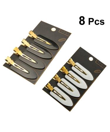 Minkissy 8 Piece Seamless Leaf Hair Clips - Stylish Makeup & Hair Accessories for Home & Salon Care - Buy Online on GoSupps.com