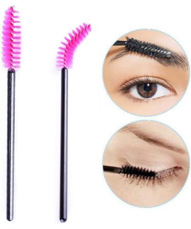 100PC Black-Rose Disposable Eyelash Mascara Wands - Cosmetic Makeup Brush Tool Kits - Buy Online on GoSupps.com