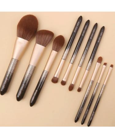 10-Piece Super Soft Makeup Brush Set - Portable Eye Shadow Brushes for Flawless Application | International Shipping Available - Buy Online on GoSupps.com