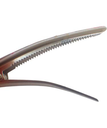 Topkids Accessories 8cm Hair clips for Women Duckbill/Beak/Concorde design Sectioning Hair Clips Hair Accessories for Women Hair grips Hairdressing clips (Animal print green) - Buy Online on GoSupps.com