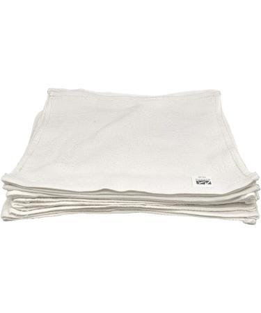 Marquis Mills 12x12 White Cotton Washcloths - Reusable Thin Cloth Rags - 60 Pack 1LB Dozen for Bath, Exfoliating, Kitchen, Garage - Buy Online on GoSupps.com