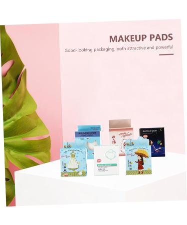 minkissy 18boxes Cleansing Cotton Non Woven Face Pad Makeup Remover Wipes Makeup Sponge Sensitive Wipes Skin Cleaning Pad Cleaning Tool Travel Powder Puff Non-woven Fabric White Make up - Buy Online on GoSupps.com