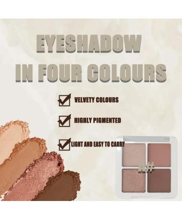 Natural Long-Lasting Eyeshadow Palette | Pigmented Eye Makeup for On-the-Go | International Shipping - Buy Online on GoSupps.com